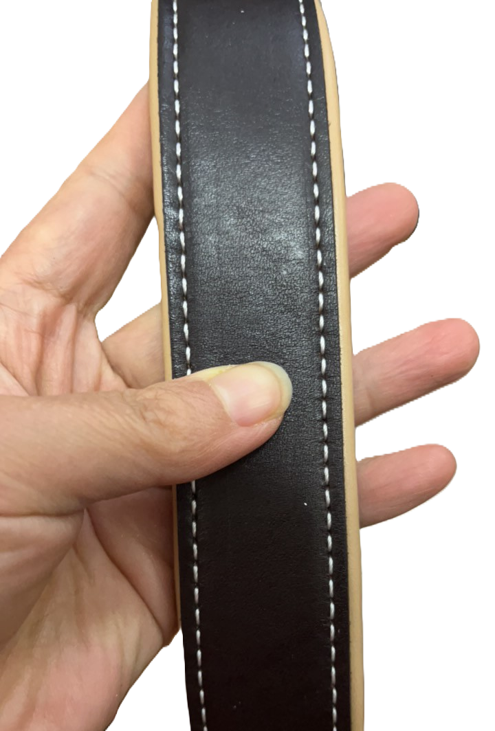 Two Tone Leather Collar