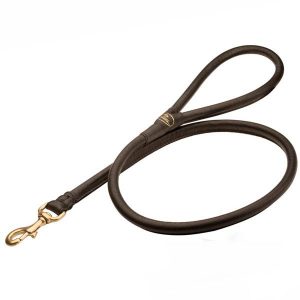 Round Leather Lead
